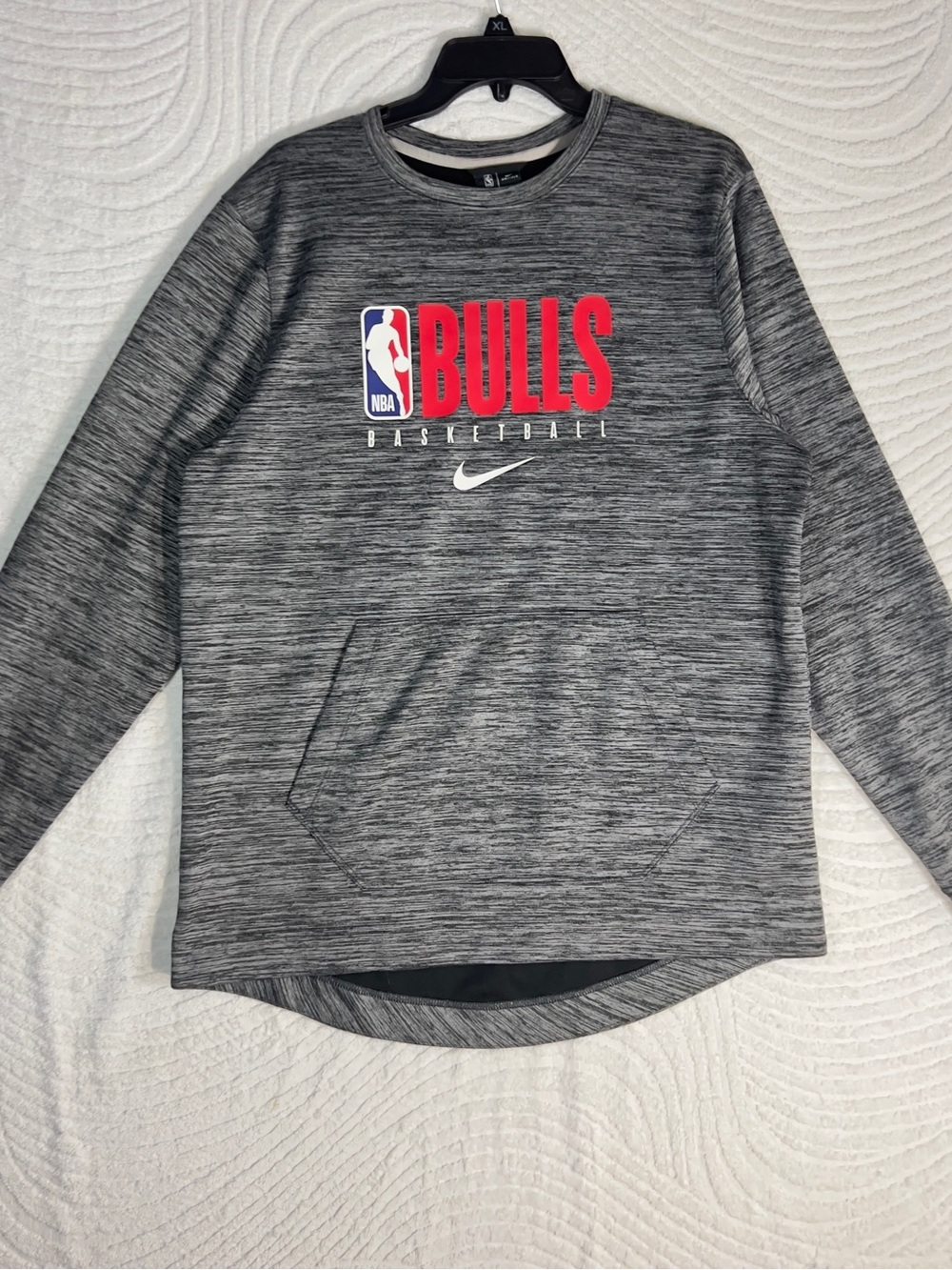 Nike Chicago Bulls Dri-Fit Gray Performance Pullover